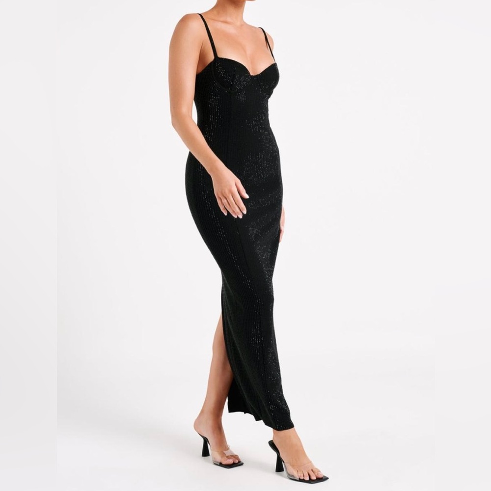 Meshki Rhinestone Maxi Dress - Picture 4 of 5